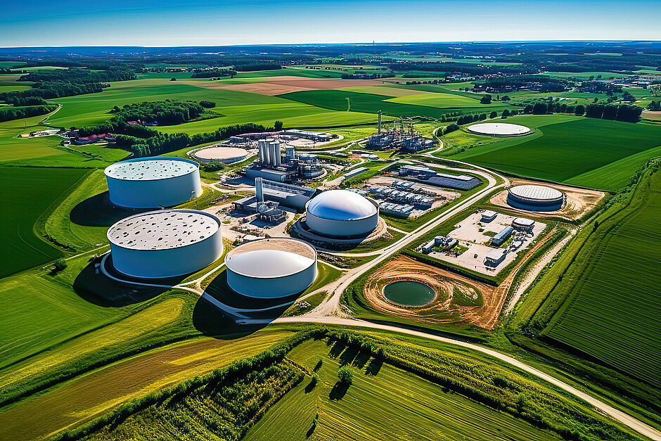 Renewable Energy and Modern Agriculture at Biogas Plant in Czech